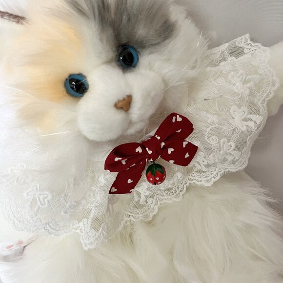 Plush Cat Backpack Fashion Cute Doll Cat Bag Girl's Shopping Bag - Picture 5 of 7